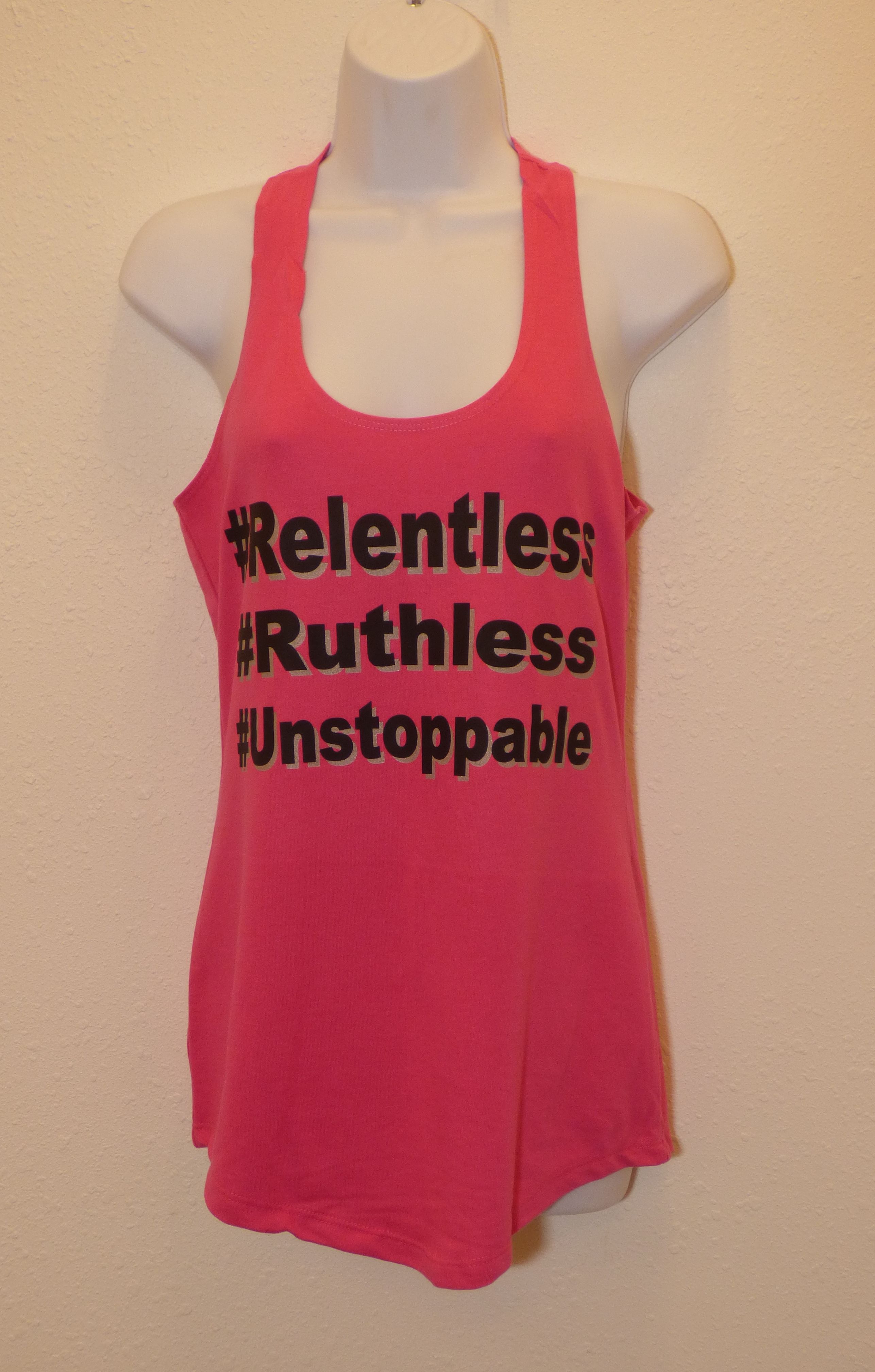 Women's 'Ruthless Relentless Unstoppable' flowy tank