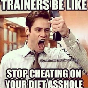Personal trainer - stop cheating on your diet